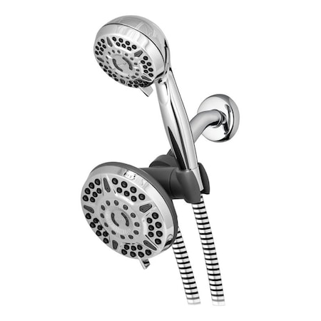 Waterpik Waterpik PowerPulse Massge Chrome 6 settings Showerhead Combo 1.8 gpm XET-633E/643E
